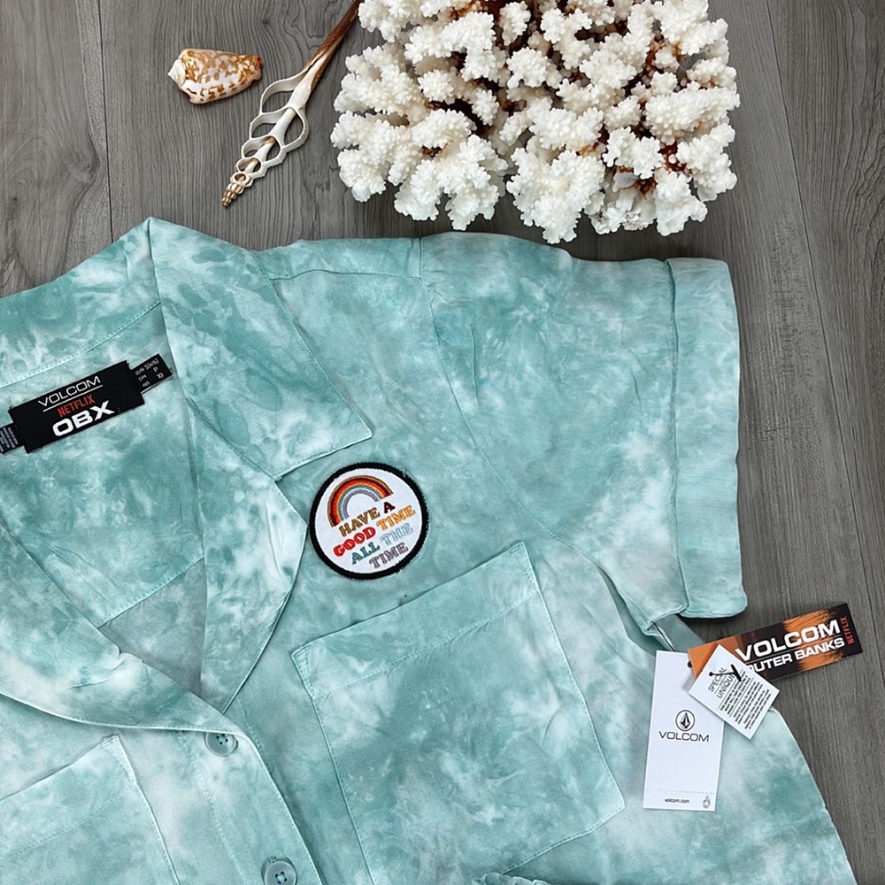 🌴🔆VOLCOM- OBX SARAH SHIRT SHORT MATCHING SET🔆🌴 - Picture 5 of 15